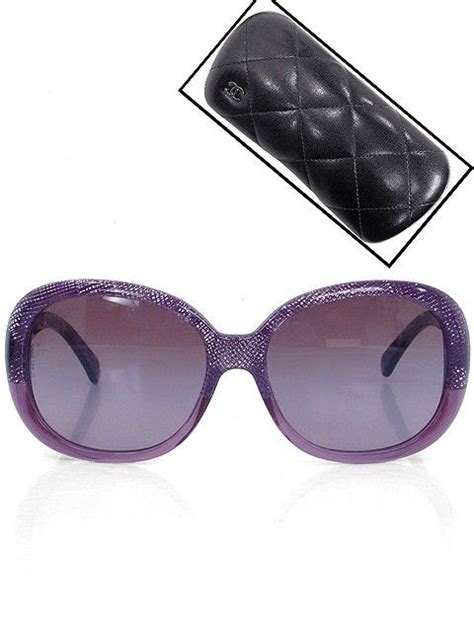 chanel purple sunglasses paris editions|CHANEL.